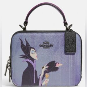 COACH X DISNEY BOX CROSSBODY WITH MALEFICIENT MOTIF CC376